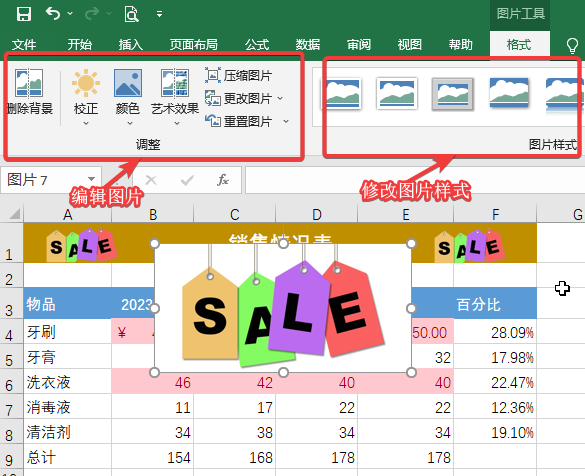 调整图片样式